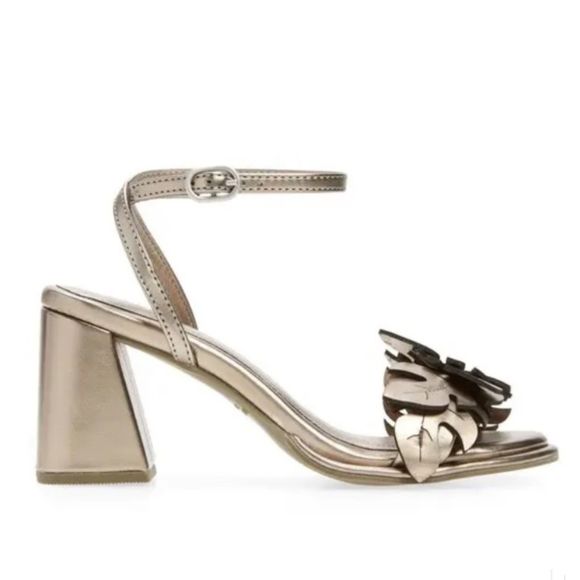 FARM Rio Metallic Silver Heels - Picture 3 of 12